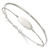 Sterling Silver Polished ID Bangle - QB-81D110BD-8212