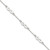 Sterling Silver Polished Infinity 7 inch with 1 inch Extension Bracelet