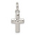 Sterling Silver Polished LOVE Cross Charm