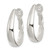 Sterling Silver Polished Omega Back Hoop Earrings - QE-A9CEE940-2207