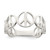 Sterling Silver Polished Peace Ring - QR-2334C842-3113