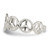 Sterling Silver Polished Peace Ring - QR-AF5885E4-3916