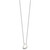 Sterling Silver Polished Pebble 16 Inch with 2 Inch Extension Necklace