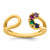 14k 4 Birthstone Mother's Wrap Ring Mounting