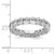 14k 4 carat Lab Grown Diamond VS/SI+ G+ Oval Complete Prong Set Size 4 Eternity Band