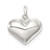 Sterling Silver Polished Puff Heart Charm - QC-CBC29D6E-2107