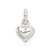 Sterling Silver Polished Puffed Heart Charm - QC-618BEA70-3433