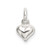 Sterling Silver Polished Puffed Heart Charm - QC-618BEA70-3433
