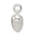 Sterling Silver Polished Puffed Heart Pendant - QC-BE7887F0-9356