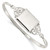 Sterling Silver Polished Rectangular 20mm Locket Bangle - QB-E749BBB0-7685