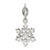 Sterling Silver Polished Snowflake Charm - QC-CB8D3F8E-8528
