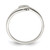 Sterling Silver Polished Swirl Ring - QR-0609ADBE-9090