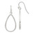 Sterling Silver Polished Teardrop Dangle Earrings - QE-99E02812-4404