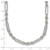 Sterling Silver Polished Textured 4.5mm Figaro Rope 18 inch Necklace