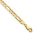 14k 4.5mm Concave Open Figaro Chain