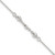 Sterling Silver Polished w/1in. Ext. Fancy Anklet