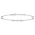Sterling Silver Polished w/1in. Ext. Fancy Anklet