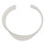 Sterling Silver Polished Wave Cuff Bangle