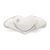 Sterling Silver Polished White CZ Heart Size 7 Signet Ring