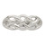 Sterling Silver Polished Woven Celtic Pattern Top Ring - QR-45EB36E0-7435