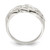 Sterling Silver Polished Woven Celtic Pattern Top Ring - QR-BAFE0D91-1185