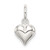 Sterling Silver Puff Heart Charm
