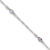 Sterling Silver Purple Glass Anklet - QG-DB339E40-1393