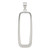 Sterling Silver Rectangle Pendant