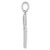 Sterling Silver RH Polished Cross Pendant - QC-F559D742-2683