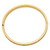 14k 4/16 Diamond-cut Concave 6.00mm Hinged Oval Bangle Bracelet
