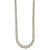 14k 40 3/8 carat Lab Grown Diamond VS+ F+ Complete Round 20 inch Graduated Tennis Necklace