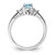 Sterling Silver Rhodium Diam. & Light Blue Topaz Ring - QR-60E408EB-1255