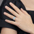 Sterling Silver Rhodium Diam. & Sky Blue Topaz Ring - QR-71FC74FD-2183
