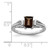 Sterling Silver Rhodium Diam. & Smoky Quartz Ring - QR-1694A9A2-5958