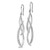 Sterling Silver Rhodium Diam. Dangle Earrings - QE-17DE3400-5531