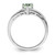 Sterling Silver Rhodium Green Quartz Diam. Ring - QR-CC8535F4-2652