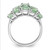 Sterling Silver Rhodium Green Quartz Ring - QD-586EA9C8-4810