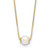 14k 4-5mm White Round Freshwater Cultured Pearl 18 inch Necklace