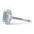 Sterling Silver Rhodium Light Swiss Blue Topaz & Diamond Ring - QD-27B7680D-9491
