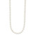 14k 4-5mm White Semi-Round Freshwater Cultured Pearl 12 inch Necklace