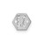 Sterling Silver Rhodium Non-enameled Attachable Emblem Medical Charm - XS-1FCCE10A-1861