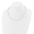14k 4-5mm White Semi-Round Freshwater Cultured Pearl 16 inch Necklace