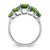 Sterling Silver Rhodium Peridot Ring - QD-4A46CDEA-7796
