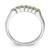 Sterling Silver Rhodium Peridot Ring - QR-032C88CB-3058