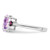 Sterling Silver Rhodium Pink Quartz & Rhodolite Garnet Ring - QR-AF3380D8-5067