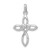 Sterling Silver Rhodium Plated Cross Pendant - QC-54825415-4618
