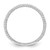 Sterling Silver Rhodium plated CZ Band - QR-A9DE4159-9999