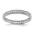 Sterling Silver Rhodium Plated CZ Ring - QR-29DF703F-4393