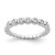 Sterling Silver Rhodium Plated CZ Ring - QR-4B2859AC-6742