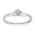 Sterling Silver Rhodium Plated CZ Star Ring - QR-26E3D83E-9855